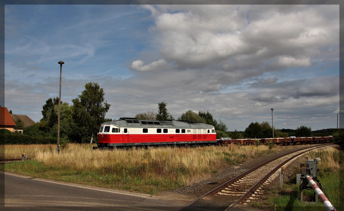 232 079 bei Rangierarbeiten in Möllenhagen am 26.08.2015
