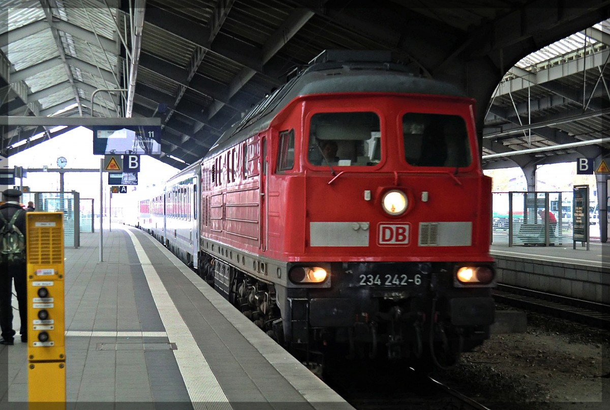 234 242 in Frankfurt/Oder mit einem EC nach Polen am 28.10.2011