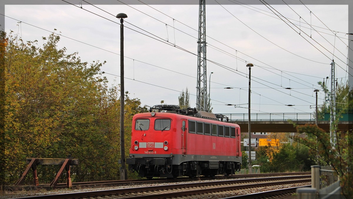 140 855 in Waren an der Müritz abgestellt am 08.10.2014
