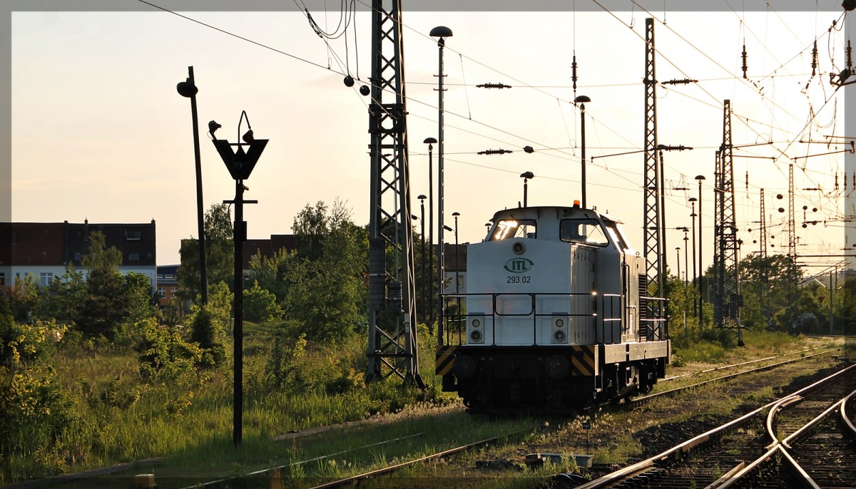 293 513  293.02  der ITL/Captrain abgestellt in Neubrandenburg am 19.05.2015