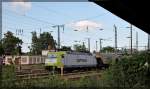 185 543 der Captrain/ITL abgestellt am alten Güterbahnhof Neubrandenburg am 09.06.2015