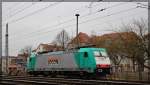 BR 186/485650/186-126-von-locon-abgestellt-in 186 126 von Locon abgestellt in Waren (a.d.Müritz) am 18.03.2016