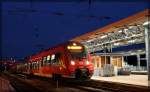 442 355 am Abend des 03.05.2015 in Neubrandenburg kurz vor der Abfahrt nach Neustrelitz Hbf