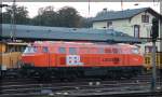 bahnbau-lueneburg-bbl/425697/bbl-lok-19-225-015-in BBL Lok 19 (225 015) in Neurandenburg abgestellt am 05.10.2014