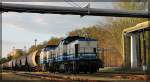dd-eisenbahngesellschaft/429538/dd-1702-und-1402--203 D&D 1702 und 1402 ( 203 130 und 203 105 ) in Neubrandenburg im IAB am 06.05.2015